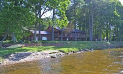 Enjoy two homes and the best lake front available on Caroga Lake. Unique setting with 300 feet on a pristine Adirondack lake and a large 2-story home that has a full 3 bedroom 2 bath ranch on the first floor and a second whole ranch on the second floor.