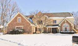 Elegant,spacious & quality custom "Klinker" brick home,9ft ceilings,dentil mouldings & beautiful woodwork throughout. Lrg open state of the art gourmet kitchen w/3cm granite & gleaming hardwood flrs, Fam rm w/stunning built-ins, warm & cozy fireplace,