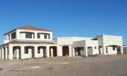 Over 5000' under roof with on 2.5 acres. Great Location on the developing side of Quartzsite, just off of Interstate 10 exit 19. This unfinished work is waiting for the finishing touches. FIMA Zone X (Good). This Lender Owned, REO, Is being sole 'AS