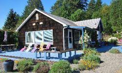 Cottage by the Sea! 110? of no-bank frontage and one acre at Potlach on beautiful Hood Canal. Follow the driveway path to paradise and you will find a darling cedar clad 3 bedroom, 1.75 bath home complete with a 616 SF art studio with a Â¾ bath. Hardwood