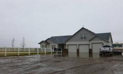 Beautiful home with to many options to mention. Granite counters, tile floors, heated floors in main garage and a huge shop out back, two barns perfect for anyone with horses. Have to see to appreciate.
Listing originally posted at http