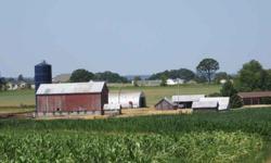Location Location !! 80 Acre Farm approx. 70 acres tillable just outside of Reedsurg. Very good location for potential continued development of Reedsburg's East side. Nice home, outbuildings and good land for anyone looking for a beef/horse farm or spot