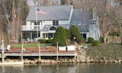 St. Joseph River Two-Story! Fronts the LaSalle Basin, dock your boat @ your back door & sail to Lake Michigan!PRICE IS FIRM. This lovely home offers 3 BR's, 2 & 1/2 Baths, superior custom kitchen w/large island, abundant cabinet & counter space, spacious