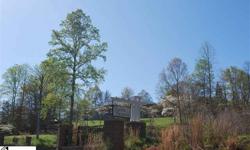 Gated property with beautiful mountain view home sites, located in marietta south carolina.
