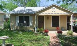 One Story, Two bedroom, two bath home located in central SA. Just minutes from IH-10 and 410. Home needs some TLC, but has tremendous potential. The "PLUSES" to this house are