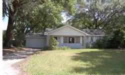 Block 3 bedroom home with tons of potential. Enjoy a huge fenced back yard with nice large oak trees. Home close to shopping, dinning and schools. All sizes are approximate. Buyer to verify all. Cash transactions are subject to special deed restrictions.