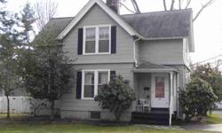 Charming Colonial farmhouse circa 1892 w/ high ceilings & updated Kitchen & Baths.Great yard space, one block to downtown shopping & train !non-working Fpl in LR. Also for rent
Listing originally posted at http
