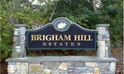 In Brigham Hill Estates - Being Built - Choose your colors, fixtures and custom details. "Energy Star" homes with 2x6 constrution. Prices in Brigham Hill Estates start at $450,000 depending on size & style. Call now for information on this 40 lot planned