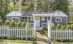 Charming cottage displays stylish character of yesteryear with today's modern amenities. Completely renovated both inside & out. Desirable great room concept with vaulted ceilings - the perfect venue for entertaining as well as comfortable, everyday