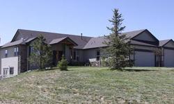 ELEGANT NEWER CONSTRUCTION ON OVER 5 ACRES. ENJOY THE VALLEY VIEWS FROM THE COVERED PATIO AREA. DOUBLE SIDED FIREPLACE, GRANITE COUNTERTOPS, STAINLESS, HARDWOOD, ROCK WORK. LG MASTER SUITE W/5PC BATH. FAMILY ROOM W/WET BAR KITCHEN AREA FOR GUESTS TO