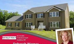 Beautiful quality home in executive subdivision with belgian block curbing built by very reputable builder. Deborah Warner is showing 3 Jessica CT in Goshen which has 4 bedrooms / 2.5 bathroom and is available for $474900.00. Call us at (201) 391-2500 to