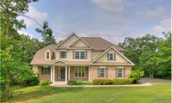 Beautiful Blacksburg estate home, on 3.47 acres, in Brush Mountain West. Built by a local builder as his personal home, lots of attention to detail has been put into this property. Main level master bedroom, with tray ceiling and Brazilian cherry floors,