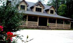 Private 3BD/3.5BA log home with two car garage. There is an apartment over the garage for guests. The home has all wood interior and 3 master bedrooms. Three full covered porchs.Listing originally posted at http