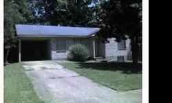 3 bedroom brick home is move-in ready.