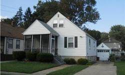 What a great location for this adorable 3 BR, 1.5 bath Cape Cod with full, walkout basement, screened front porch, & detached garage with automatic door opener! Lovingly cared for by original owner, the roof is approx. 15 years old & the house has gas