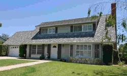 NORTH LA VERNE 4-BEDROOM WITH STRIKING CURB APPEAL. This 4 bedroom two story is a past winner of the La Verne Beautification Award, and is sited on a sweeping corner lot in a tranquil North La Verne neighborhood. The floor plan features approximately