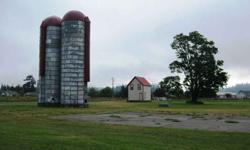 Everything about this property is incredible! The land is as fertile as the best farm land in Iowa! Mostly pasture with a section of trees and a large pond fed by an underground spring and home to many waterfowl. The silos tell the story of the history of