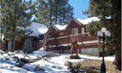 LOG STYLE HOME LOCATED IN EXCLUSIVE EAGLE MOUNTAIN ESTATES. Warm and inviting Great Room living with vaulted ceilings with a beautiful brick fireplace enhance this wonderful mountain home. Offering 3 bedrooms includes master suite with second fireplace, 2