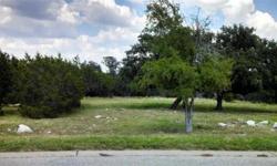 Excellent building lot in gated subdivision 3mis from marble falls and 45 minutes from austin.
