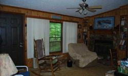 Move in ready home with 3 bedroom, 2 bath, fp, wrap around porch/deck, living room, separate dining room, and laundry room. This home sits on just over 2.5 acres that is nicely wooded; it also offers storm shelter and shed with home generator. 1104 square