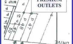 PRIME 2 Acre site of HI Zoned property at back entrance of the PREMIUM OUTLETS - Abutts the entrance road and parking lot. Currently has 2 rented homes, but being sold as land only and all improvements strictly "as-is". Call Listing Broker for more