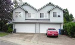 Quality duplex for investment. Easy care property. Ideal for 1031 exchange or owner occupy. One unit is month to month the other unit is leased until July 2012 (long term tenant). Tenant owns one of the refrigerators the other is included with sale. Write