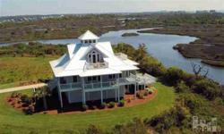 Captivating waterfront 3 bed, 3 bath coastal cottage with spectacular Ocean and sound views from the wrap around porches and observatory! Highlights of this nautically chic home in gorgeous Cape Island at North Topsail Beach include a community clubhouse,