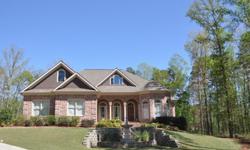 If you have always wanted to live by the water, come and enjoy this custom built, 5 bedroom, 5.5 bathroom home, situated on a 4 acre lake in a Cul-de-Sac, and located within Oconee's Lane Creek Golf, Swim and Tennis community. This home has many