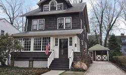 Idyllic Craftsman Col 4 BR 1.2 BTHS w/ sparkling new kitchen & baths. With a gas lamp in front of the house,it sits in heart of Glen Ridge close proximity to NJT station and top ranked GR schools.