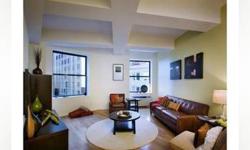 WebID 44955
Welcome home to a newly constructed loft apartment in the heart of the Financial District, New York City's newest and hottest residential destination. Enjoy the best shopping, restaurants and cafe's that the city has to offer, along with the