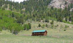 ENJOY THE SOLITUDE OF THIS VERY NICE LOG HOME IN THE MOUNTAINS OF CENTRAL COLORADO. THE HOME SITS ON 59+ ACRES AT THE BASE OF THE ARKANSAS MOUNTAIN AND OVER LOOKS THE HEADWATERS OF JUNKINS PARK CREEK WITH NICE VIEWS OF THE SANGRE DE CRISTO MOUNTAINS.