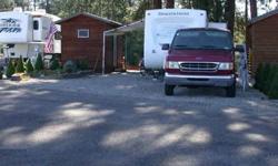 RV Lot in the Tall Pines Improved, landscaped, deeded Lot 156 in friendly Skookum Rendezvous RV Resort, located on the Pend Oreille River near Usk/Newport in northeast Washington. This choice lot is approximately 35 x 120, including stately pines on the