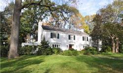 Gracious Center Hall Colonial in Franklin School. Spacious roomswithample closers. 6 bedrooms, 5 1/2 Baths. on almost 1/2 acre of property. Kitchen w/ adjacent family room w/ door to yard. Large breakfast room has Vermont Castings gas stove. Sunroom with