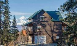 Live the alaskan dream! Breathtaking panoramic views of mt mckinley and denali state park in this beautiful custom built house on five acres. Les Bailey has this 3 bedrooms / 2.5 bathroom property available at Mp 133 George Parks Hwy in Trapper Creek for