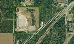 Excellent opportunity for this rear 40 acre gravel pit. Located just off of Ramsey Road at the intersection of Diagonal Road. Zoned for Mining in Kootenai County. Very little material has been mined from the site. The property is fully bermed and meets