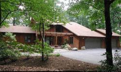 Custom home nestled in the woods w/stream and pond on almost 9 acres! 3 Car garage, 2 story open f/r w/tons of windows to enjoy the lush scenary. 1st flr mstr w/fabulous stone shower/garden tub. Stone fish pond w/water falll & huge deck. Fully finished