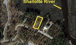 Excellent homesite on the Shallotte River conveniently located close to Myrtle Beach, Wilmington, Holden Beach, Ocean Isle Beach, Southport and Oak Island. Enjoy the breath taking views in your secluded river house away from it all. The potential exists