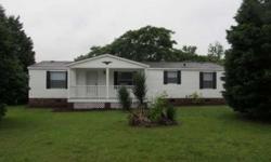 This 1997 Manufactured Home located in Whitaker, NC in Edgecombe County on 1.05 acres is in Excellent Move In Condition w/ Updated Color Decor, New Carpeting & Linoleum. 3 Bedrooms / 2 Baths, Separate Dining Room, Great Room. Owner financing available