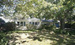 Outstanding Opportunity for New Canaan Living! This 3-bedroom ranch sits on pretty property with a deep lawn at front and back, and loads of mature trees. There is a spacious living room w/fireplace and picture window, comfortable eat-in kitchen that is