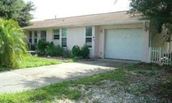 2 BEDROOM, 2 BATHROOM, 1 CAR GARAGE FRESH WATER CANAL BLOCK HOME, ON A CORNER LOT, MOVE IN READY CONDITION. NEWER ROOF, WINDOWS, BATHROOM VANITIES, AND BLINDS. NEEDS ABOUT $3K-$5K LITE TOUCH UP WORK. RENTAL COMPS IN THE AREA RANGES FROM $700-$800 PER