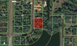 Fantastic Double Lot on Fresh Water Canal with Lake Access. Imagine Fishing from Your Own Dock, Kayaking to the Lake or Enjoying All the different Wild Life Florida Offers. Buy Now while Prices are low and Build Later. Many Nice Homes in the area, you