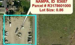 Possible small mobile park, great location for industrial or commercial use if re-zoned. Seller represents a SEP IRA for a licensed Idaho Real Estate broker.Listing originally posted at http