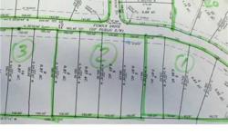 4 Lots totaling 3.48 Acres. Great Neighborhood with Large Lots. Pin#'s and lot # and sizes are