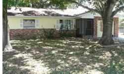 3/2 with screened porch. Shade trees, close to schools and shopping. Being sold as is with right to inspect.