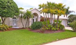 This Arthur Rutenberg former model home is located on a breathtaking golf and lake home site in the gated neighborhood of Calusa Lakes with an open floor plan perfect for entertaining. Extraordinary quality and attention to detail abound in this 4 bed, 3