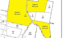Vacant land for sale. Currently divided into 3 sections by roads. Located on the east and west side of Dosen Road and at the intersection of Cortright and Dosen Road. Refer to photo for placement of each parcel. Large agricultural portion is approx 70
