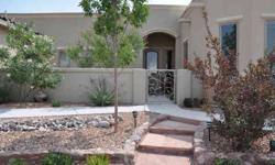 This prestigious home comes w/Club Car Golf Cart & ALL the golf benefits offered on Sierra del Rio Course! Amenities incl