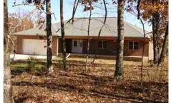 Custom country home built in 2007 on 81 acres on private dead end road, close to conveniences. This home is 2194 square feet plus oversized garage. The floors are hickory, or tile, or carpet. Off grid solar electric system with batteries and backup