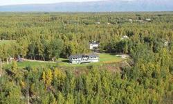 Million dollar views of the Palmer Hay Flats State Game Refuge, Chugach Mountain Range and wildlife galore! This sprawling home and property offers not only amazing views but an owners retreat style bdrm suite complete with its own private sunroom &