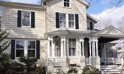 Sunny Updated Classic 1890s Queen Anne Victorian set on a quarter of an acre with fully fenced back yard in one of Upper Montclair's best and most convenient locations less than a block from Watchung Plaza. Right up the street NYC Direct Train, great